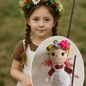 Crochet Amigurumi, Personalized Doll, Portrait Doll, Custom Crochet Doll, Similar Doll, Amigurumi Dolls, Gift for Kids