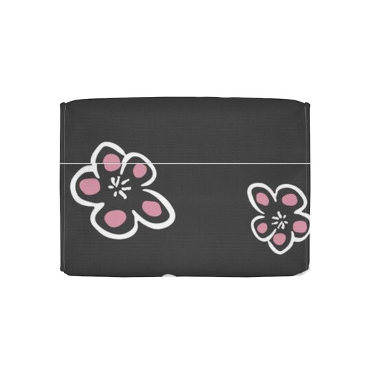 Flowers pattern. Polyester Lunch Bag