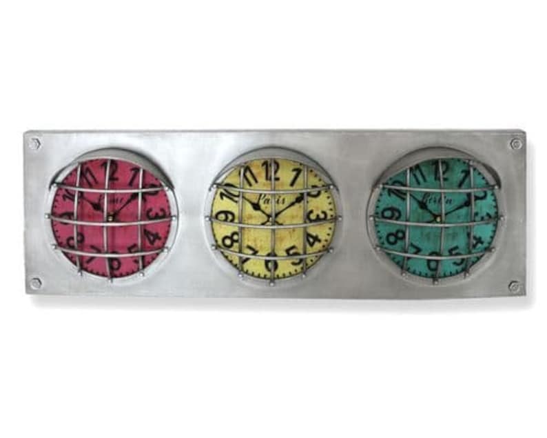 93cm Horizontal Traffic Light Clock Etsy