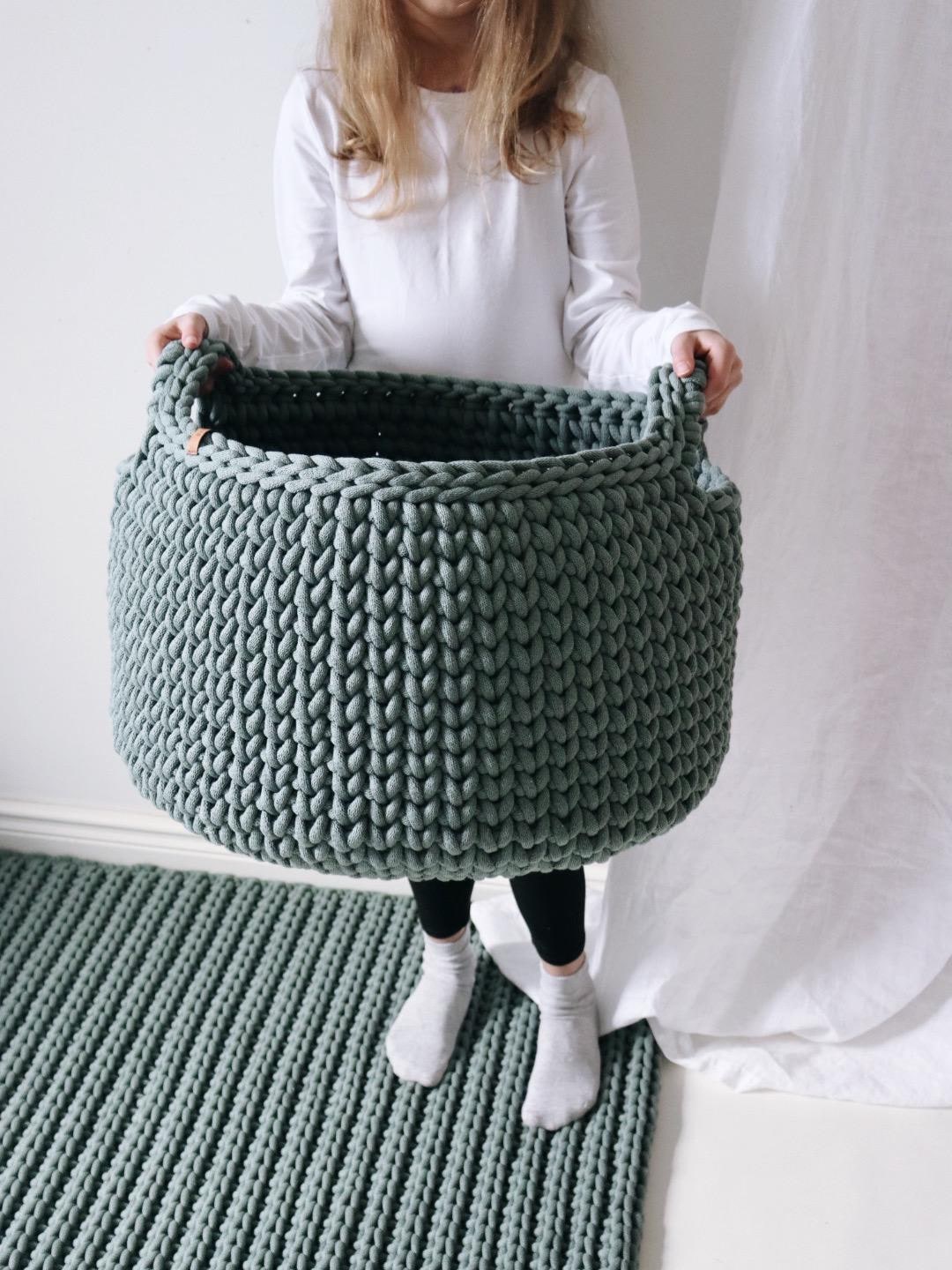 ザ コンランショップ STORAGE BASKET FLOPPY HANDLE STORAGE BASKET