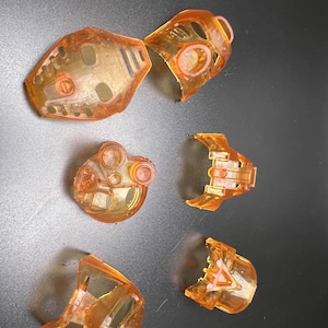 Random Resin Mata Trans-Orange Bionicle Lego Compatible Mask 1x (Read Description)