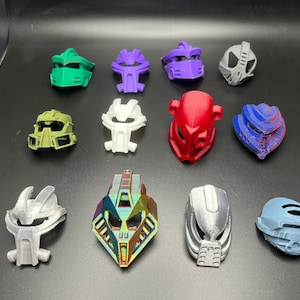 Random PLA Bionicle Lego Compatible Mask 1x (Read Description)