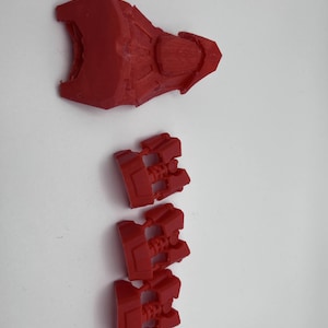 Test Red Lot Fully Functional and Compatible with Hero Factory and Bionicle Parts.