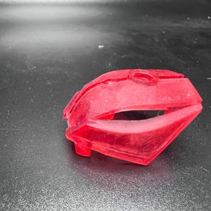 Bionicle Rahkshi Head Mask (Translucent Red Resin) (Bionicle Compatible)