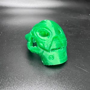 Kanohi Calix Toa Inika Jaller&#39;s Mask (Translucent Green Rubbery) (Bionicle Compatible)