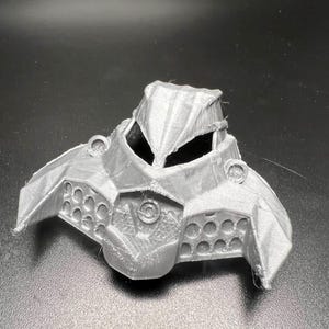 Kanohi Olmak Mask (Silver) (Bionicle Compatible)