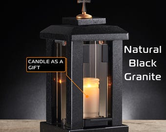 TWO BEAUTIUFL DARK STONE MARBLE OR GRANITE CANDLE HOLDERS 5 1 TWO BEAUTIUFL DARK STONE MARBLE OR GRANITE CANDLE HOLDERS 5 1