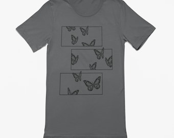 Butterflies Y2K Grunge Goth T-Shirt