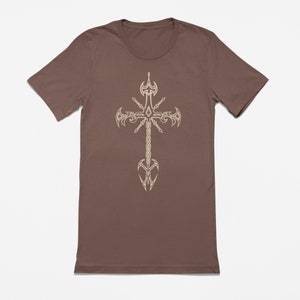 国内で当店のみ PAIKI - Triple Cross Gothic Graphic T-Shirt Triple Cross Gothic Graphic T-Shirt - BCAESAR