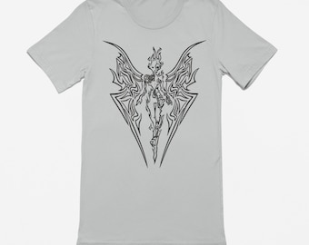 Dark Fairy Tattoo Style Unisex T-Shirt