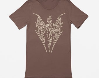 Dark Fairy Tattoo Style Unisex Tee
