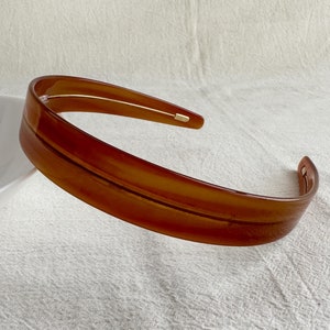 Caramel Acetate  Headband,Acetate Adjustable Headband,Vintage Thin Leopard Headbands,Classic Headbands,Classic Headbands,Gift