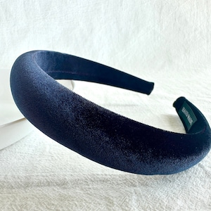 Gradient Black Headband,Padded Hairband,fashion Headband, vintage Headband,Women Headband,Headband