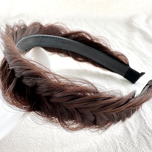 Vrouwen gevlochten hoofdbanden, rommelige gevlochten hoofdbanden, gevlochten hoofdbanden, gevlochten hoofdbanden bruidsbruid, haaraccessoires