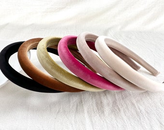 VELVET HAIR BAND BROAD VINTAGE ROSE VELVET HAIR BAND BROAD VINTAGE ROSE