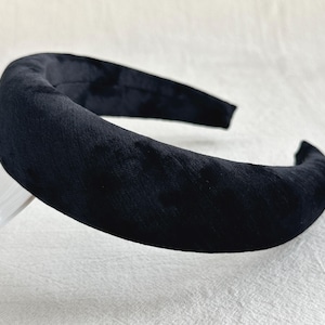 Black Velvet Headband,Headbands For Women,Comfortable Headband,boho headbandClassic Headband,Wide Headband,Wide Headbands