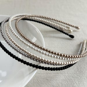 Pearl Headband, Beaded Headband,Thin Headband,Vintage Headband For Women,Wedding Bridal Hair Accessories,Headband,Gift