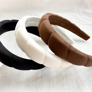 Satin Twist Headband,Bridal Twist Headband,Thick Headband,Fashion Headband,Party Headband,Women Headband,Hair Accessories,Holiday Gift