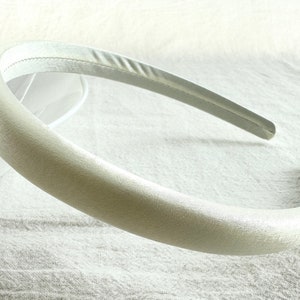 French satin thin headband, champagne color headband, bridal headband, wedding headband, ladies headband, hair accessories, wedding gift