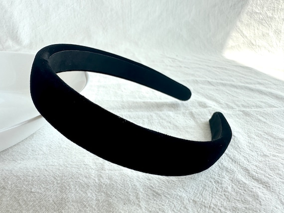 Black Velvet Headband, Hard Headband,Solid color Headband,Women Hair Accessories,Headband
