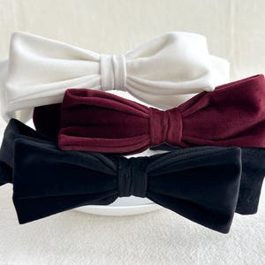 Vintage Bow Headband, Velvet Headband,Top Knot,Holiday Headband,Women Headband,Gifts For Her