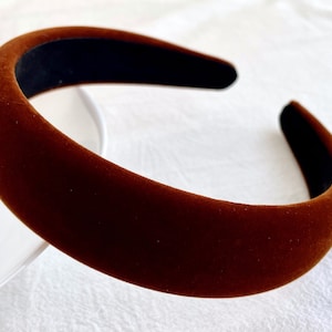 Velvet Wide Headband,Hair accessories,Padded Headband,bohemian headband,Women Headbands,Vintage hair band,wide headband,gifts