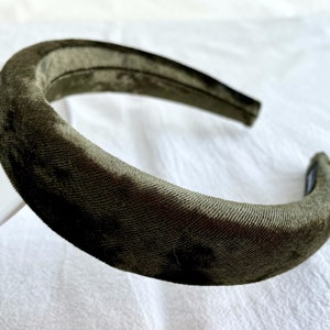 Rich Velour  Padded Headband,Women Fashion Hairband,Padded Hairband,Thick hairband