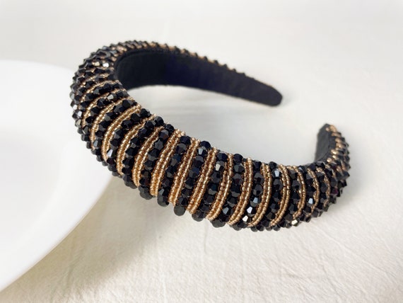 Hand Beaded Crystal Headbands,vintage Hair Accessories  display picture 1