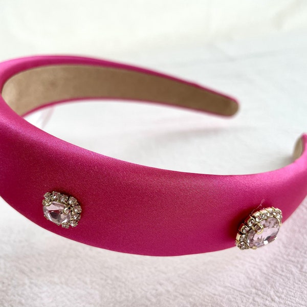 Padded Jewel Headbands for Women Etsy
