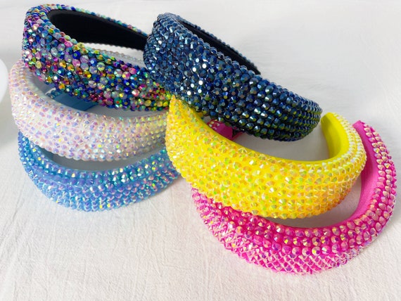 Sparkling Rhinestone Headband,rhinestone Headbands,sponge  display picture 2
