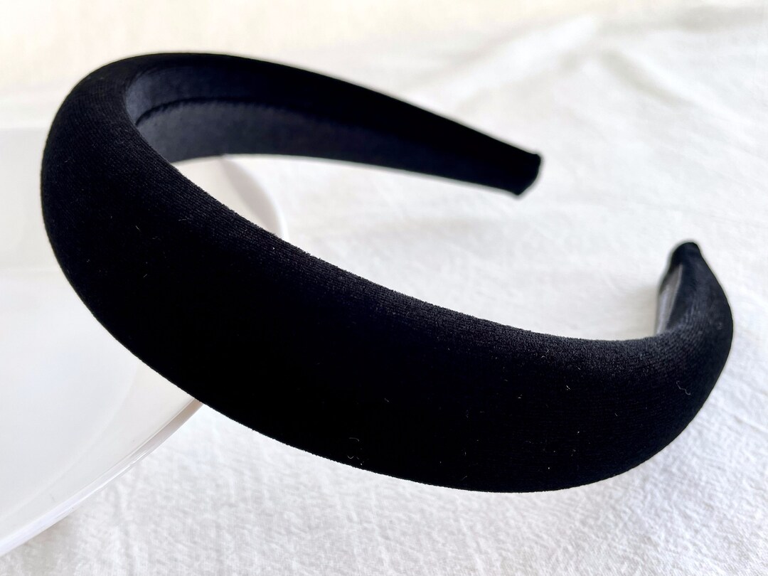 thumbnail image 2 of Women's Curved Padded Velvet Headband - EM-373 - Soft & Comfortable Hairband 2 of 4