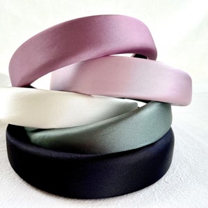 Glossy satin headband,Beautiful Headband for Women ,Elegant satin hair band,Temperament hair band，Satin headband