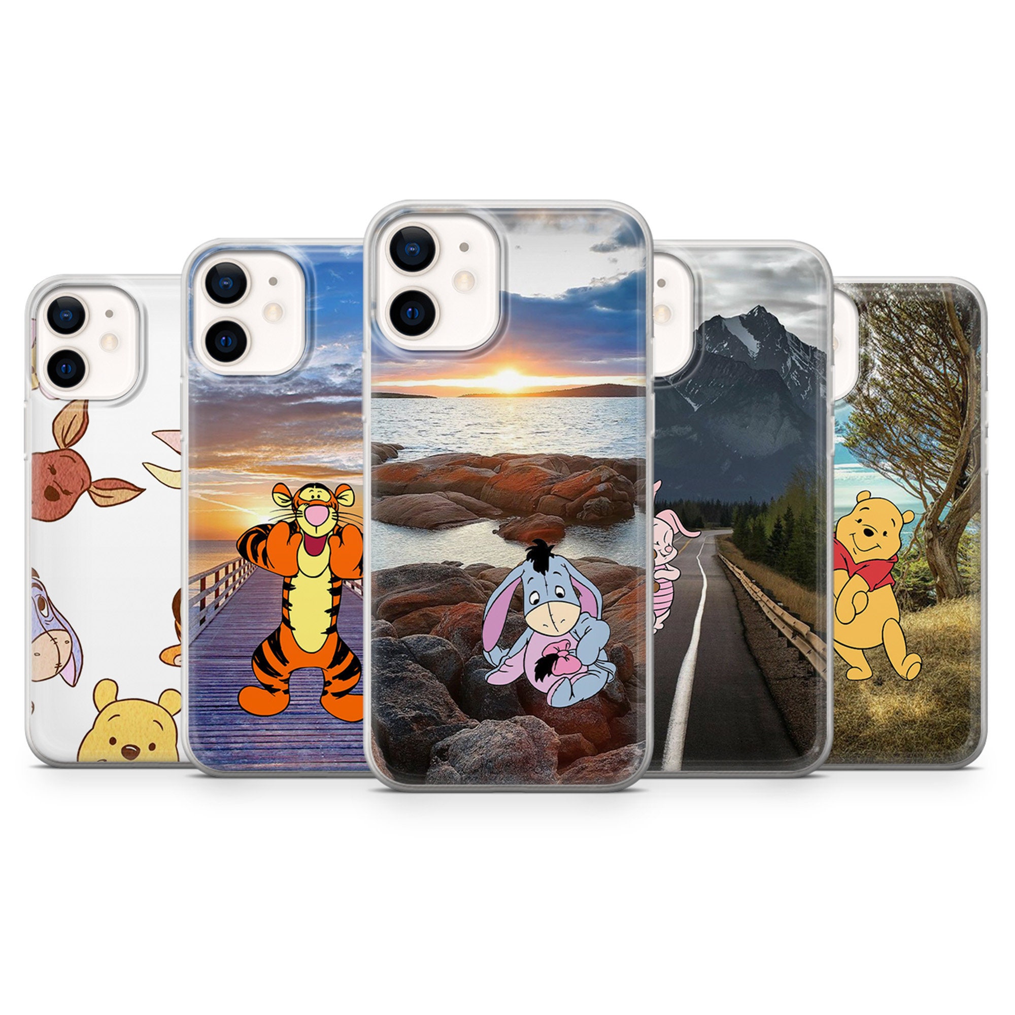 Winnie the Pooh Phone Case Cartoon Cover for for Iphone 14pro Etsy