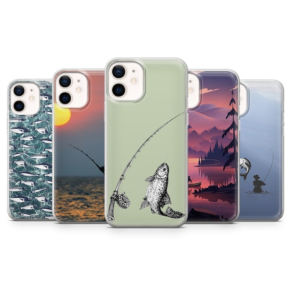 Fishing Phone Case Fisherman Cover for for iPhone 14pro, 13, 12