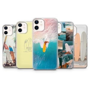 Surf Phone Case Surfing beach Cover for for iPhone 14Pro, 13, 12, 11, 8, Xr, Galaxy S21Fe, S20, S22, Samsung A13, A33, A53, Pixel 6A, 5