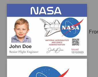 Astronaut Id Card Template
