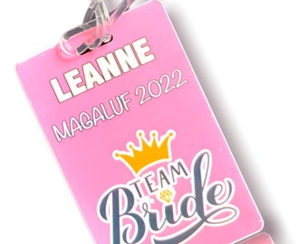 Hen Party Luggage Tag / Gift - Fully Customised
