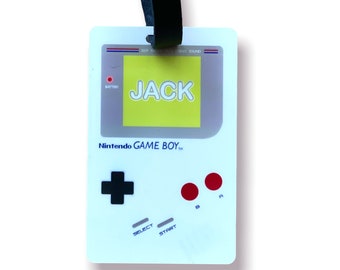 Personalised Gamers Game boy Luggage / Bag Tag