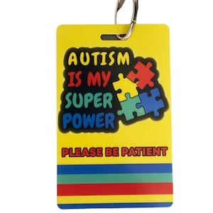 Autism is my Super Power - Hidden Disability mit Lanyard oder Taschenanhänger