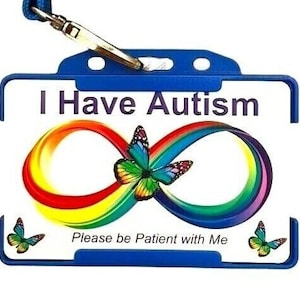 I Have Autism Infinity Lanyard