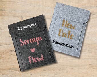 Individuelle Equidenpass Hülle I Pferdepass Hülle I Pferd I Reiter I Horse I Pferdeliebe I Geschenkidee I personalisiert I recycelt