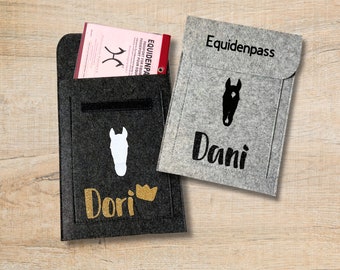 Individual equine passport cover with portrait I My Horse Design I Horse Passport Cover I Horse I Rider I Horse I Horse Love I Gift Idea