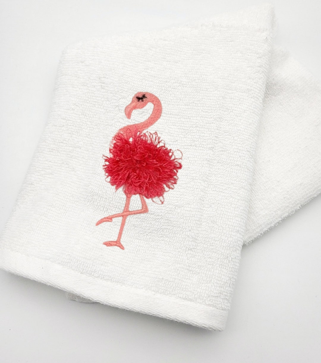 Flamingo Hand Towel. Easter Gift. Flamingo Gift. Birthday Gift. Gift
