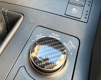 Lexus Sport Button Overlay vinyl