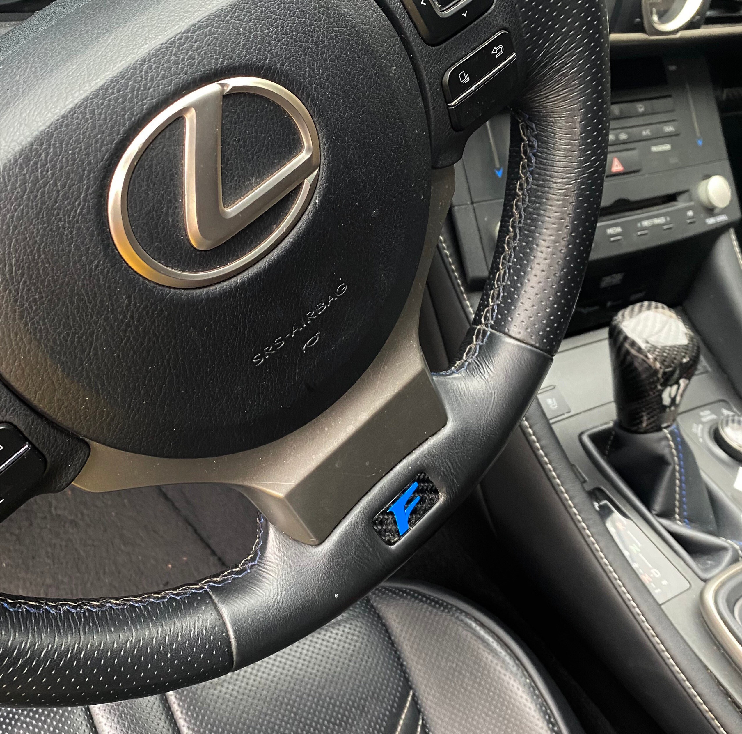 Lexus f sport online steering wheel cover