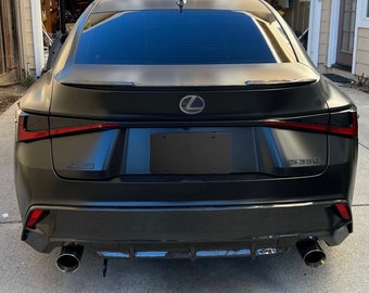 Lexus Reflective Rear Emblems Vinyl Overlay 2014-2023