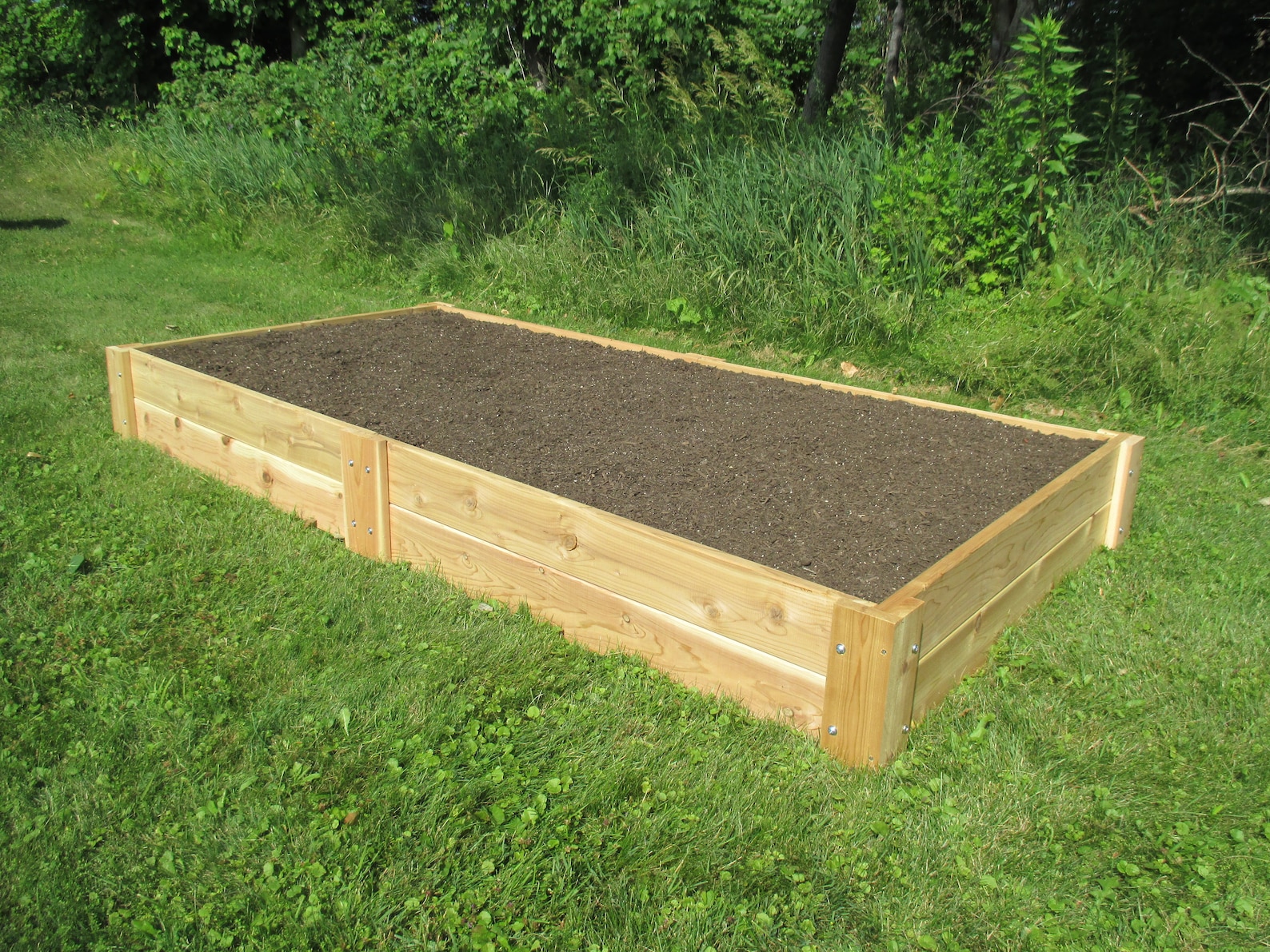 Cedar Raised Garden Bed 4' X 8' X 11h Etsy