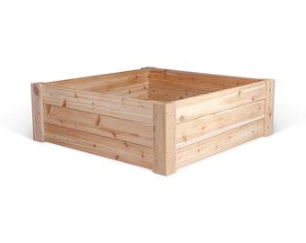 Cedar Raised Garden Bed 4' X 4' X 16.5"H