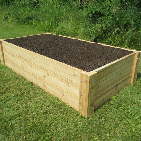 Cedar Raised Garden Bed 3' X 6' X 16.5"H