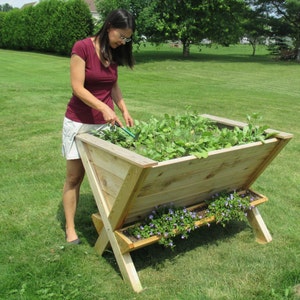 The "Wedgetable" Raised Planter